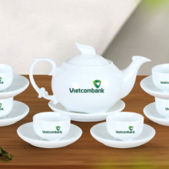 Bộ bình trà Bát Tràng mã BBT013