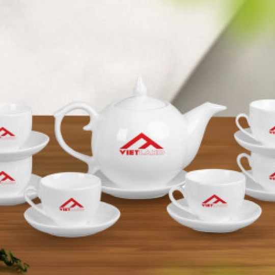 Bộ bình trà Bát Tràng mã BBT015