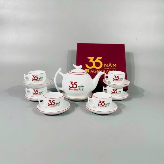 Bộ bình trà Bát Tràng mã BBT033