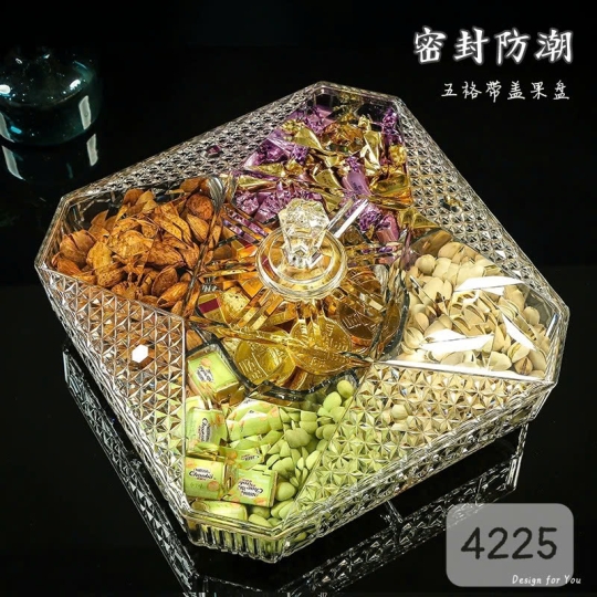 Khay, hũ đựng mứt - KH009