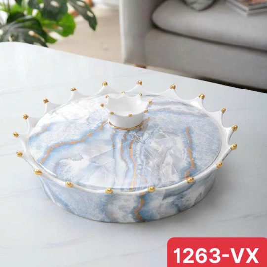 Khay, hũ đựng mứt - KH020