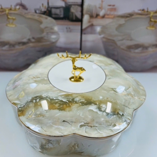 Khay, hũ đựng mứt - KH021