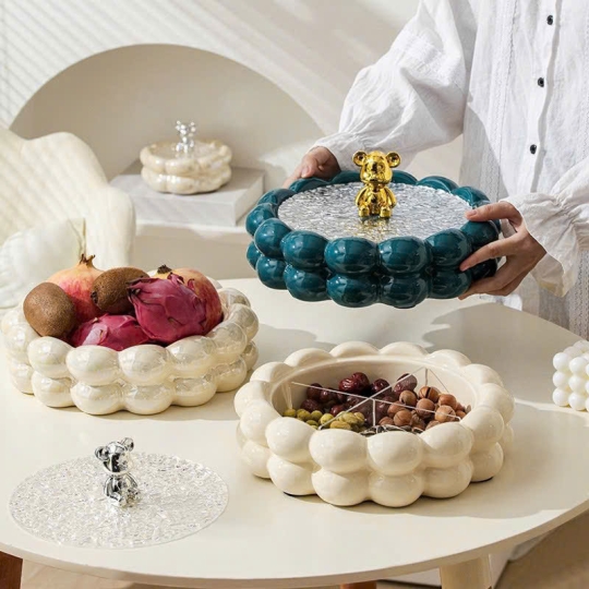 Khay, hũ đựng mứt - KH028