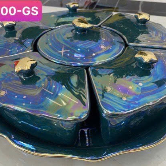 Khay, hũ đựng mứt - KH034