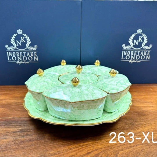 Khay, hũ đựng mứt - KH035