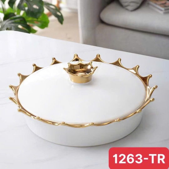 Khay, hũ đựng mứt - KH036