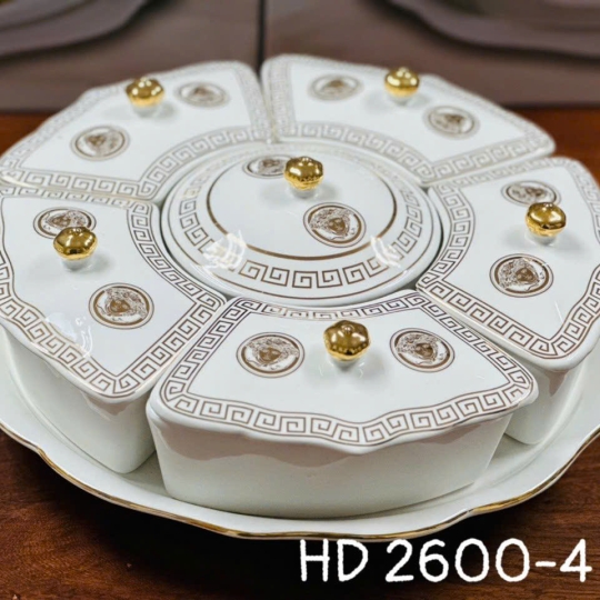 Khay, hũ đựng mứt - KH047