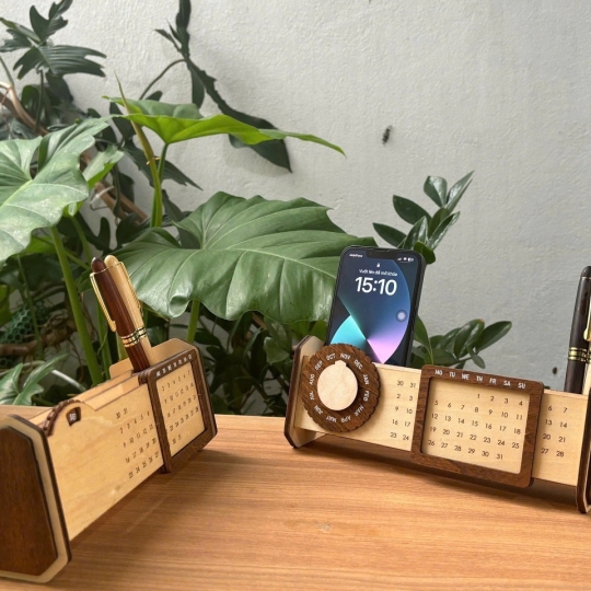 Lịch Gỗ Để Bàn - LĐB003