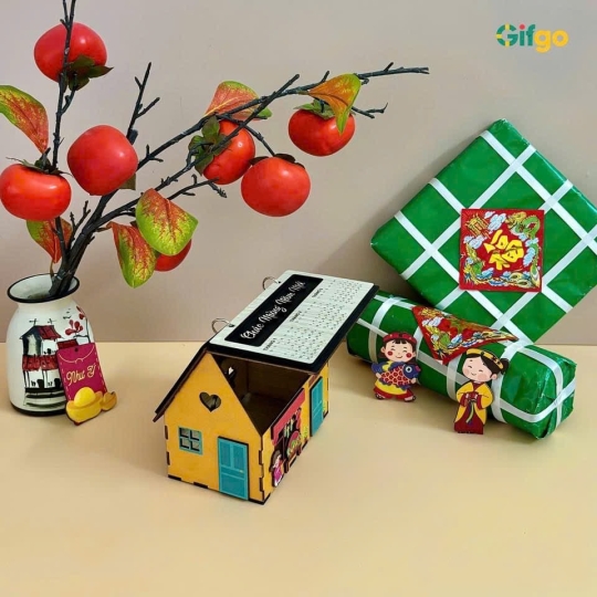 Lịch Gỗ Để Bàn - LĐB021