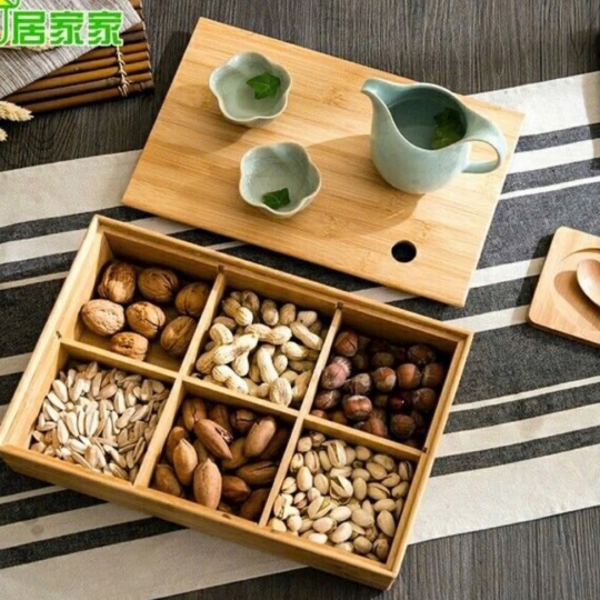 Khay, hũ đựng mứt - KH049