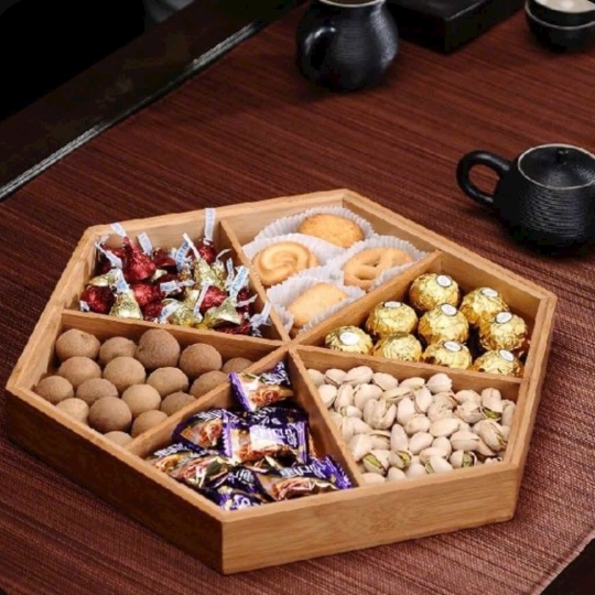 Khay, hũ đựng mứt - KH053