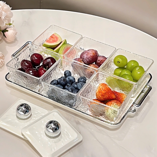 Khay, hũ đựng mứt - KH001