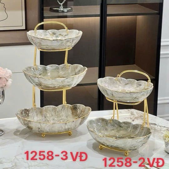 Khay, hũ đựng mứt - KH003