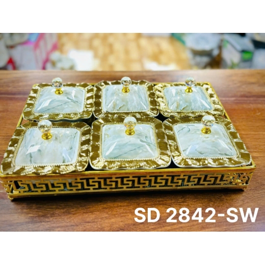 Khay, hũ đựng mứt - KH022